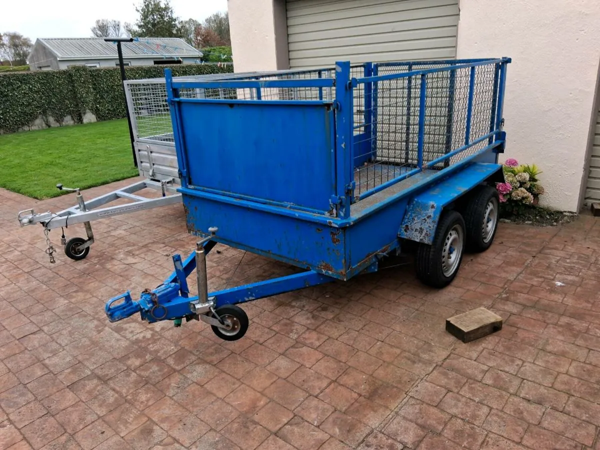 8ft x 4ft  steel trailers - Image 2