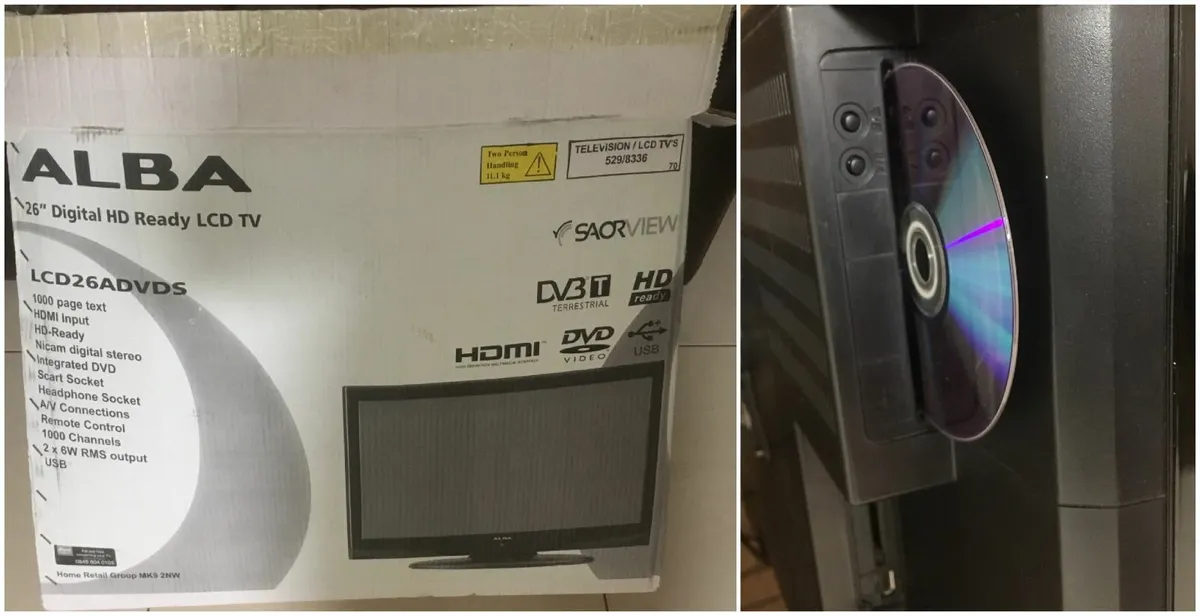 26" Digital LCD TV with Integrated DVD Player - Image 1