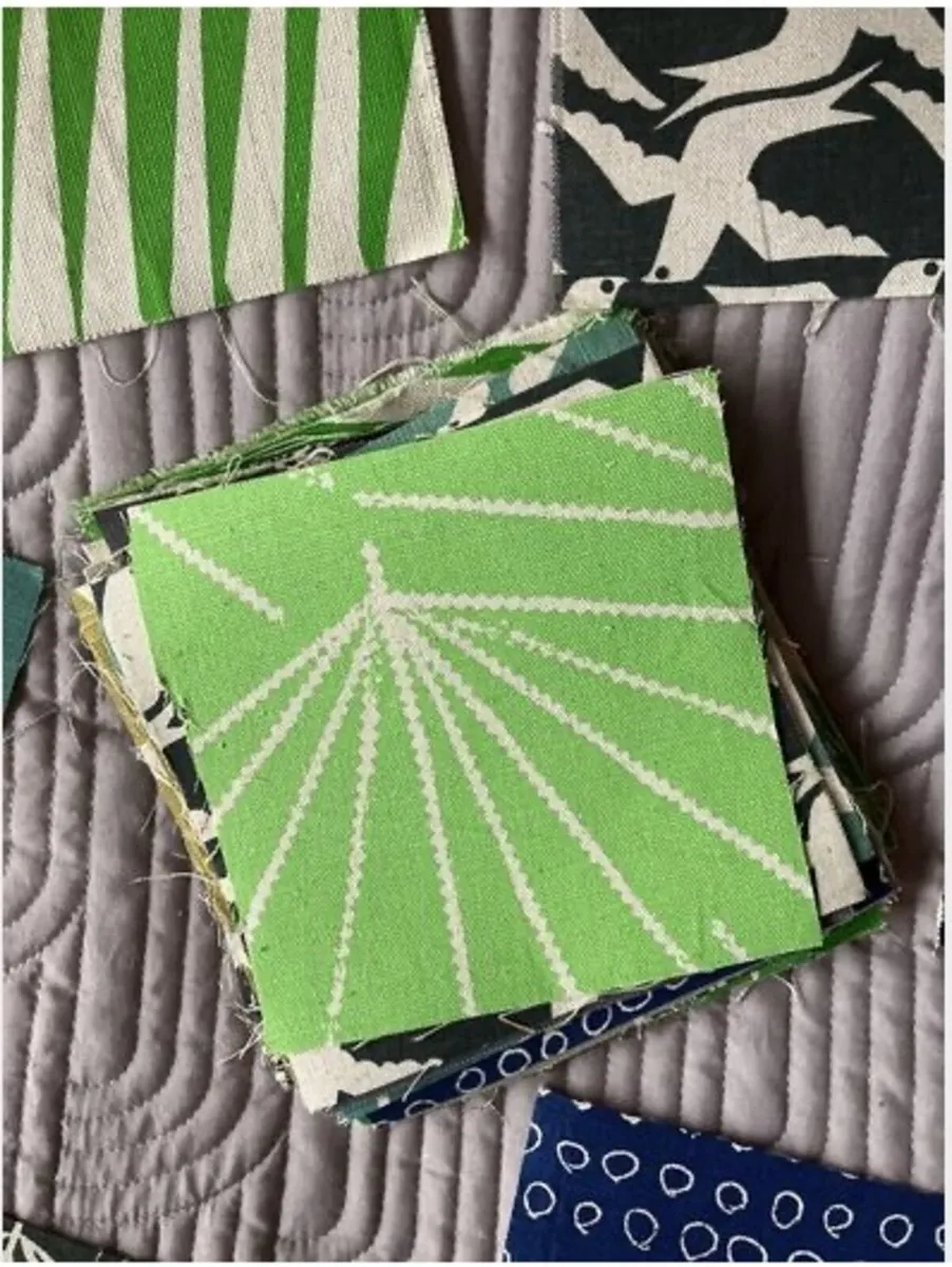 Fabric DIY squares Qty. 50 Crafting Quilt - Image 2