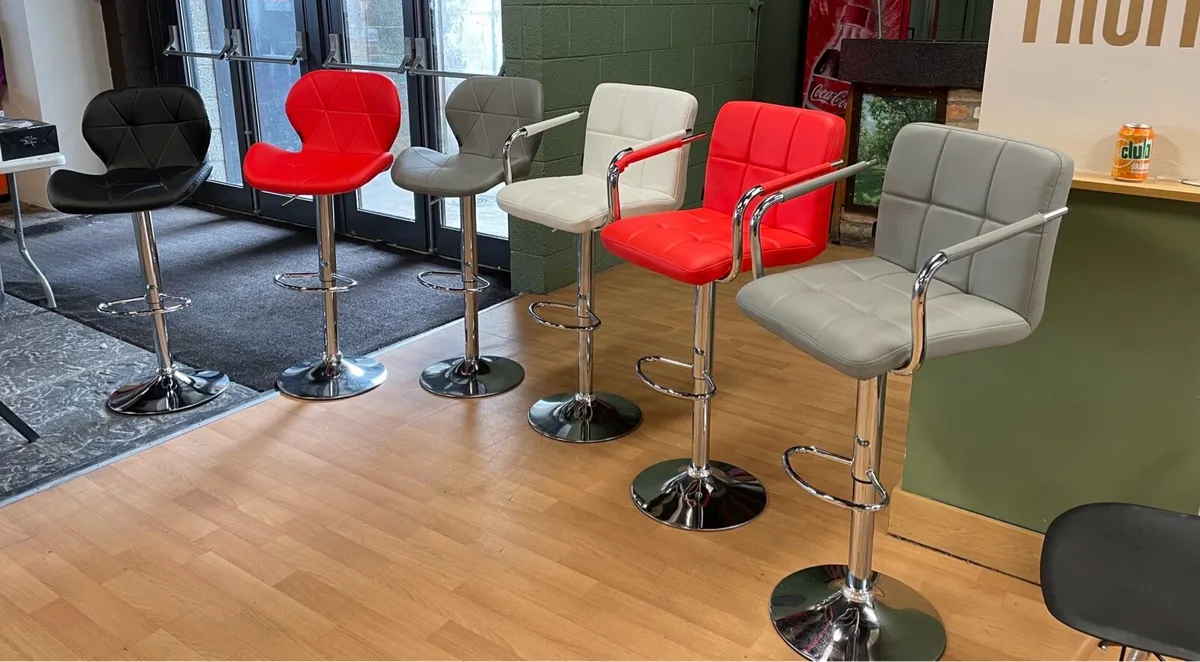 NEW HIGH SWIVEL BAR STOOLS / DELIVERY - Image 4