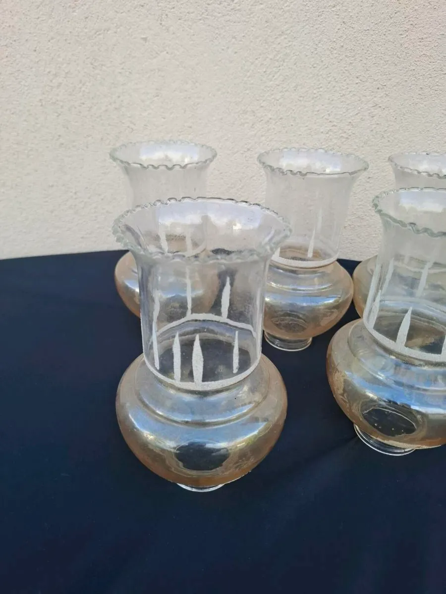 5 glass globes - Image 2