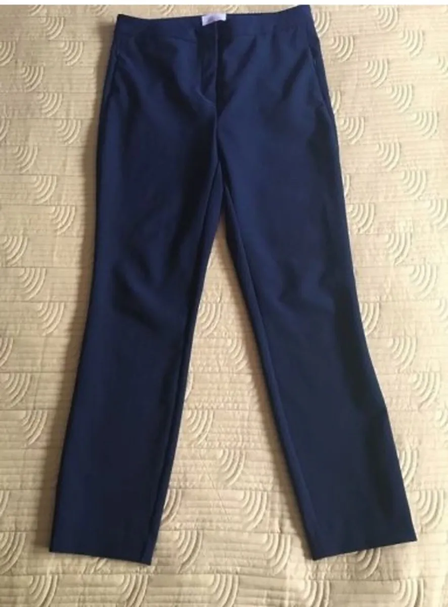 Savida Navy Trousers Size 12 - Image 1
