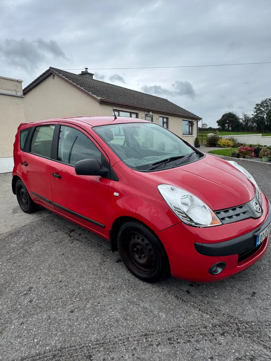 Nissan Note 2007 diesel nct 02 26 taxed - Image 1