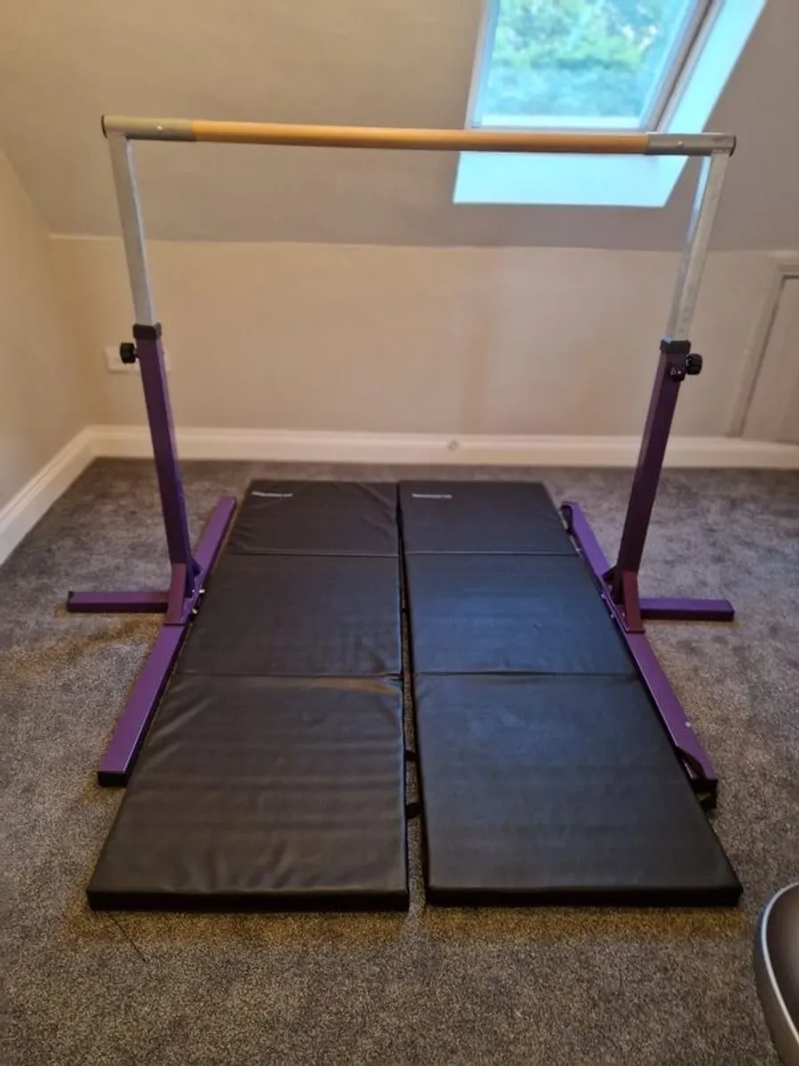 Gymnastics Bar & Mats - Image 2
