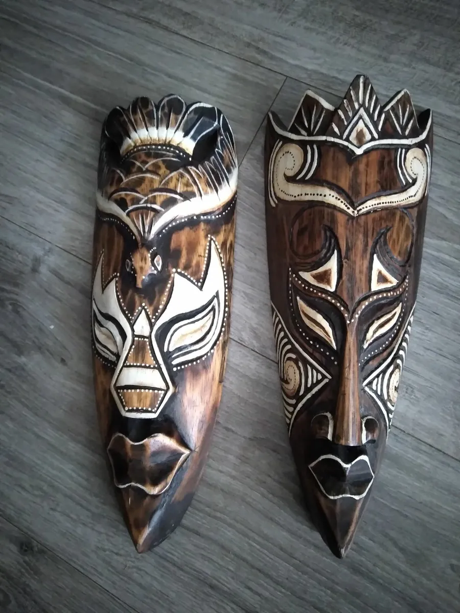 Handcrafted head pair - Image 1