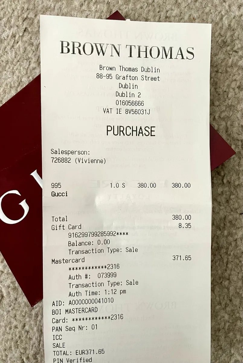 Gucci Supreme Black Canvas/Leather Bi-fold Wallet - Image 4