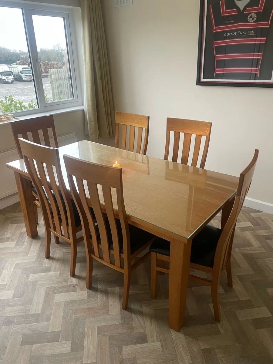 Free*** Oak table and chairs - Image 1