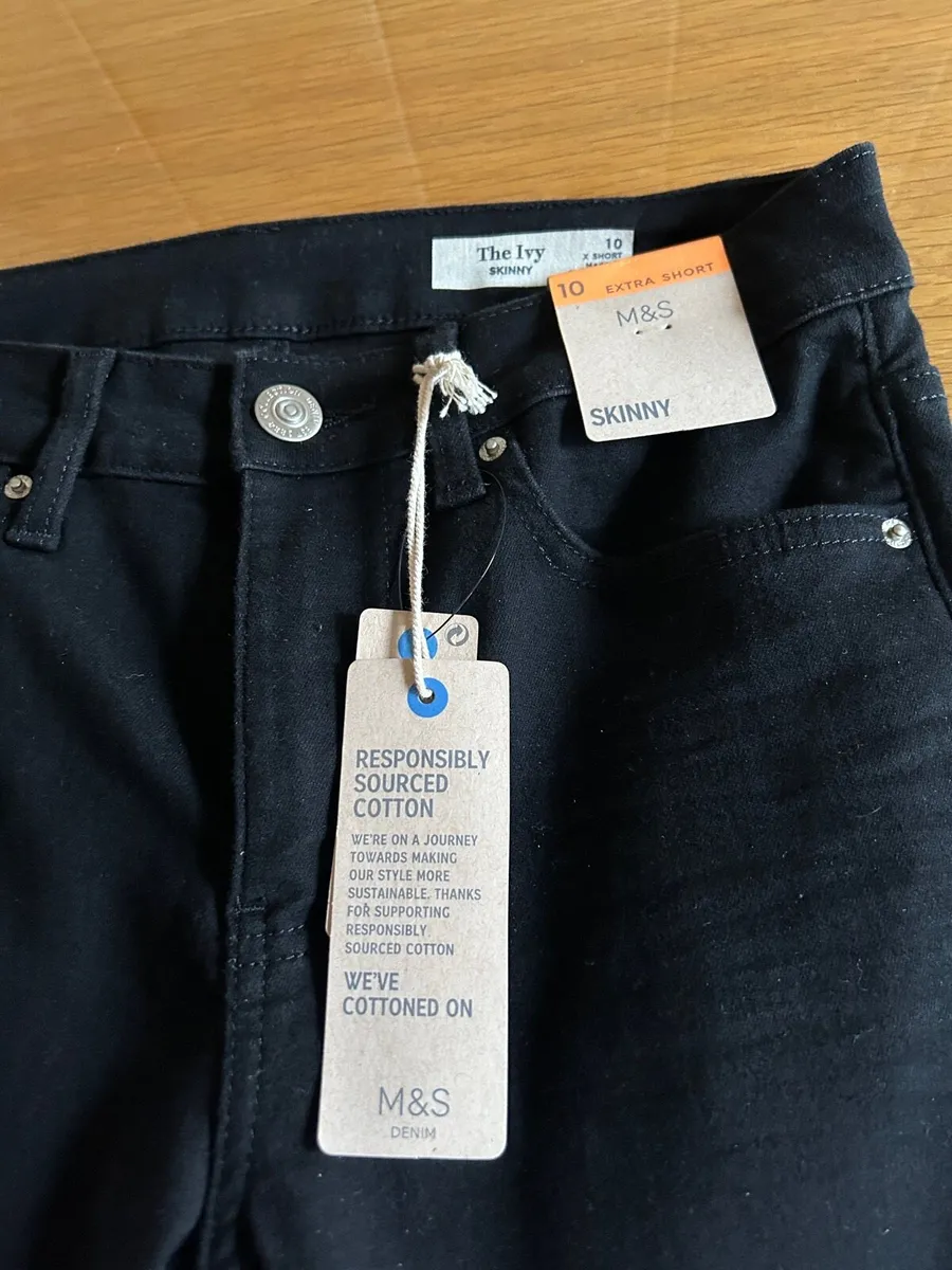Marks & Spencer  Brand New Black Skinny Jeans - Image 1