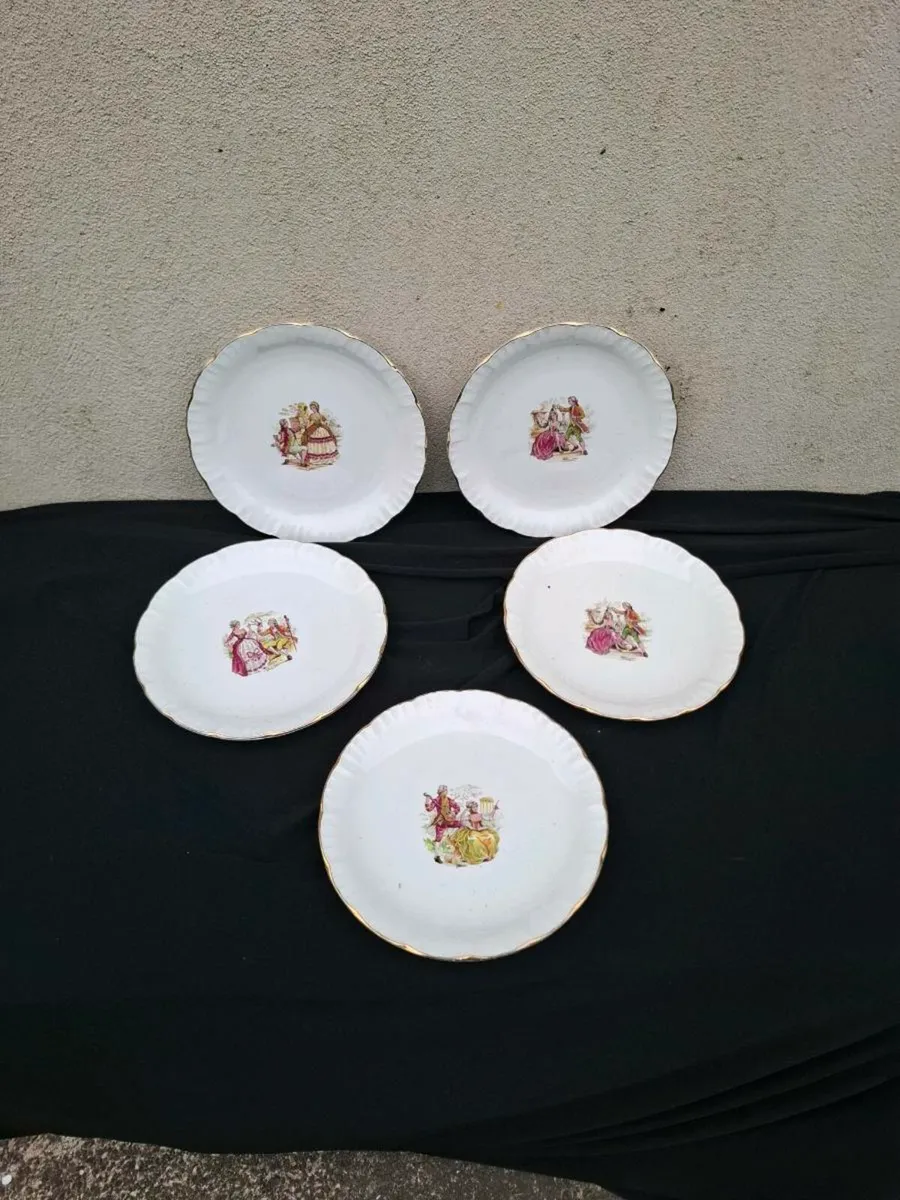 5 ceramic dinner plates postage possible - Image 1