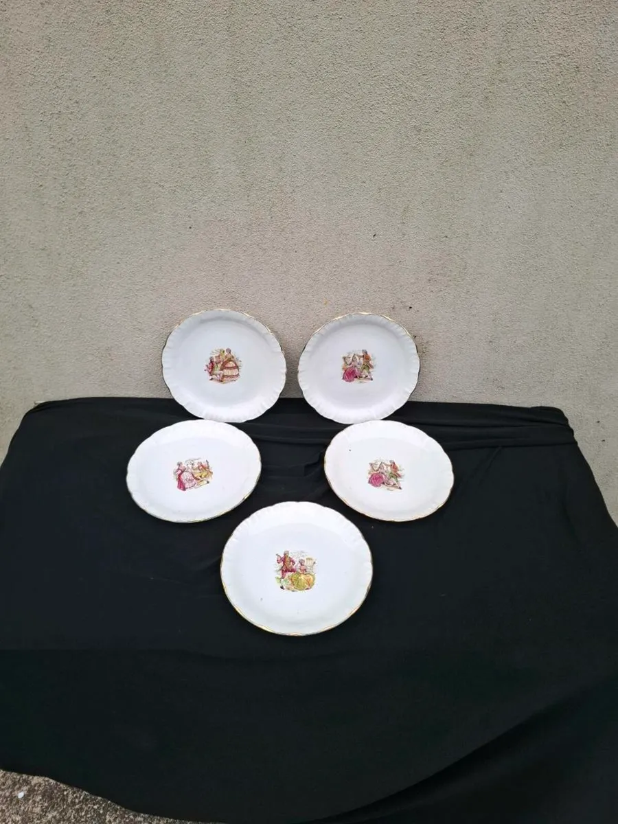 5 ceramic dinner plates postage possible - Image 2