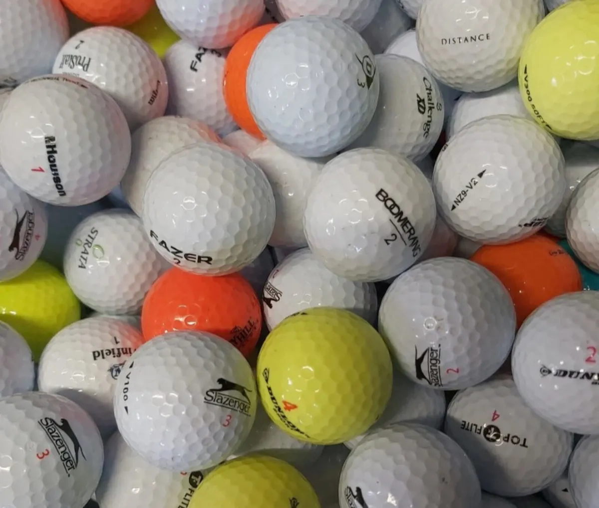 40 x Budget Golf Balls - Pearl/A Grade Mixed - Image 1