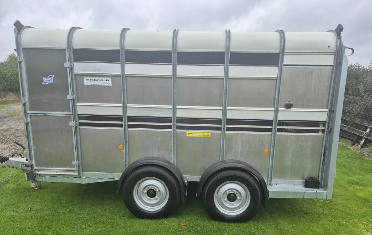 Ifor Williams 12 x 6  cattle trailer as new - Image 4
