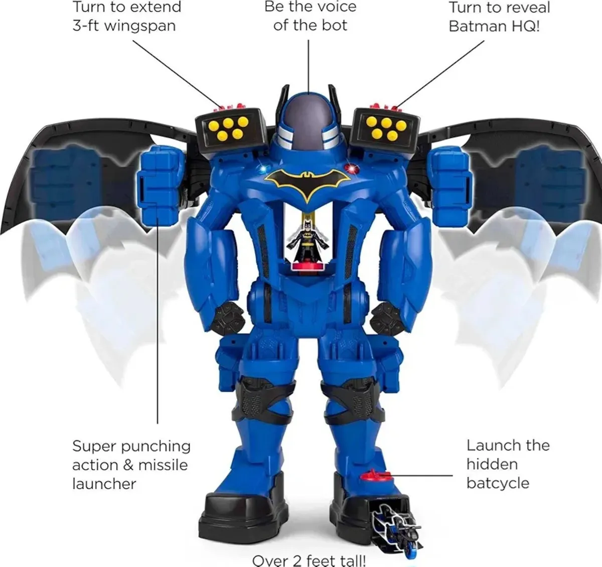 Fisher-Price Imaginext DC Super Friends Batman Toy - Image 2