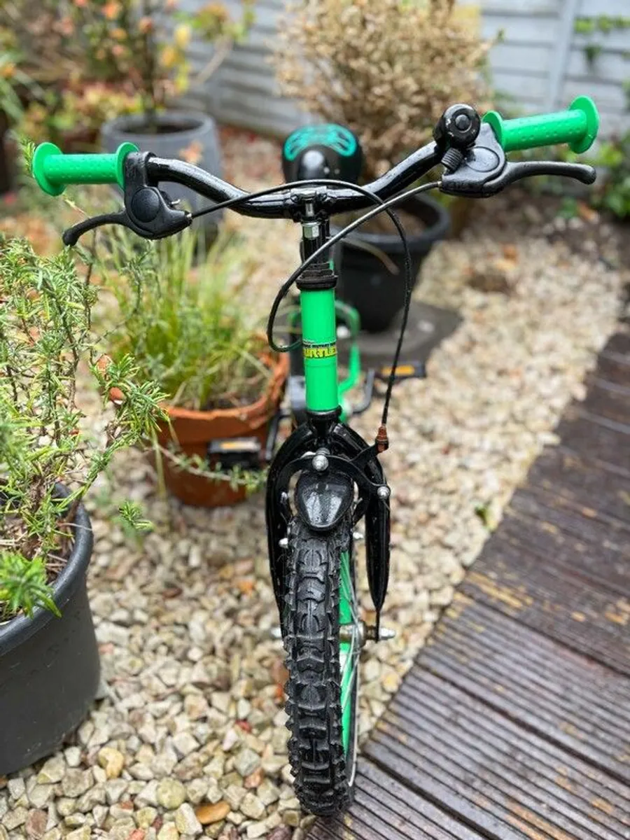14 inch Kids Bike Teenage Mutant Ninja Turtles - Image 3