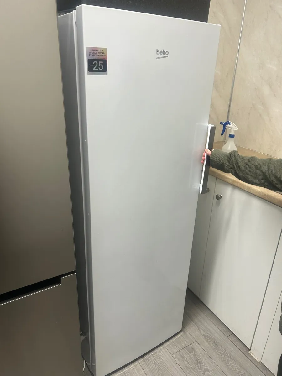 Beko Freestanding Tall Frost Free Freezer - Image 1