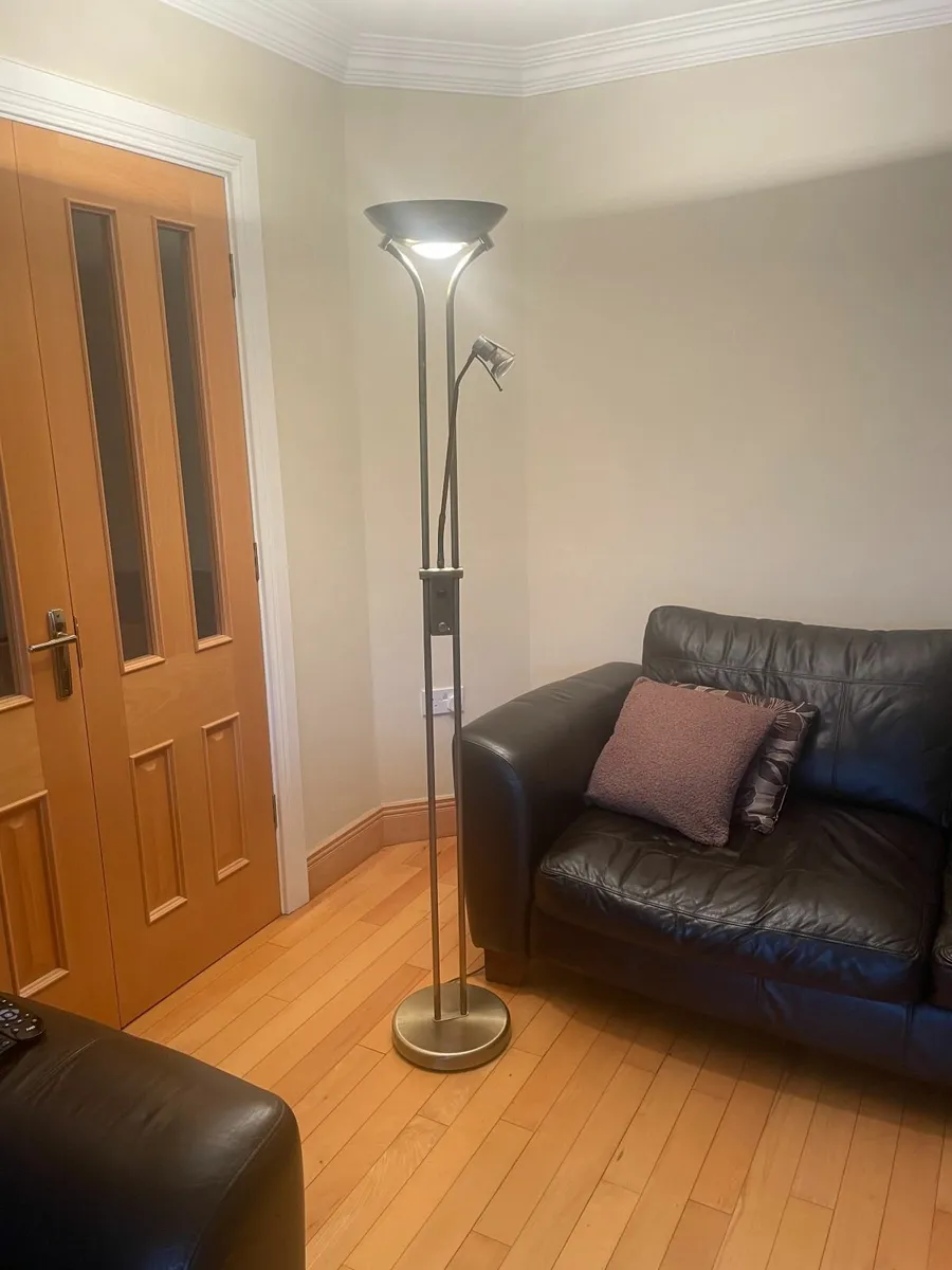 Designer Floor Lamp – Gold – Mint Condition - Image 4