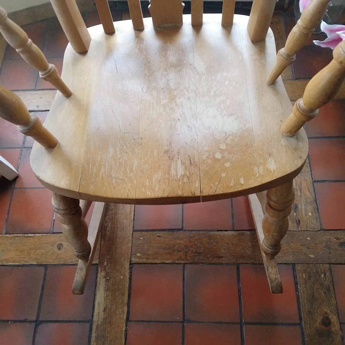 Wooden Rocking Chair - Image 3