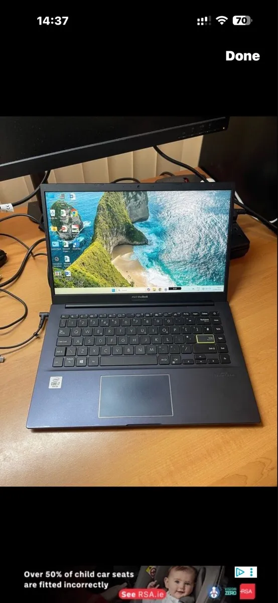 Asus laptop i7 pro 8/256 win 11