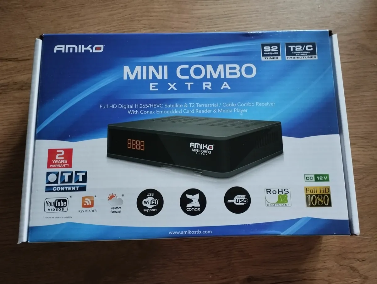 Amiko Mini Combo Extra Tv Sat Tuner - Image 1