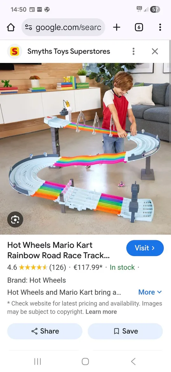 Mario kart hotwheels track