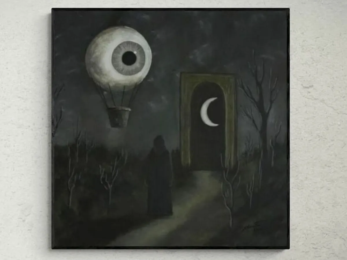 Original hand paint picture, painting by Strzala