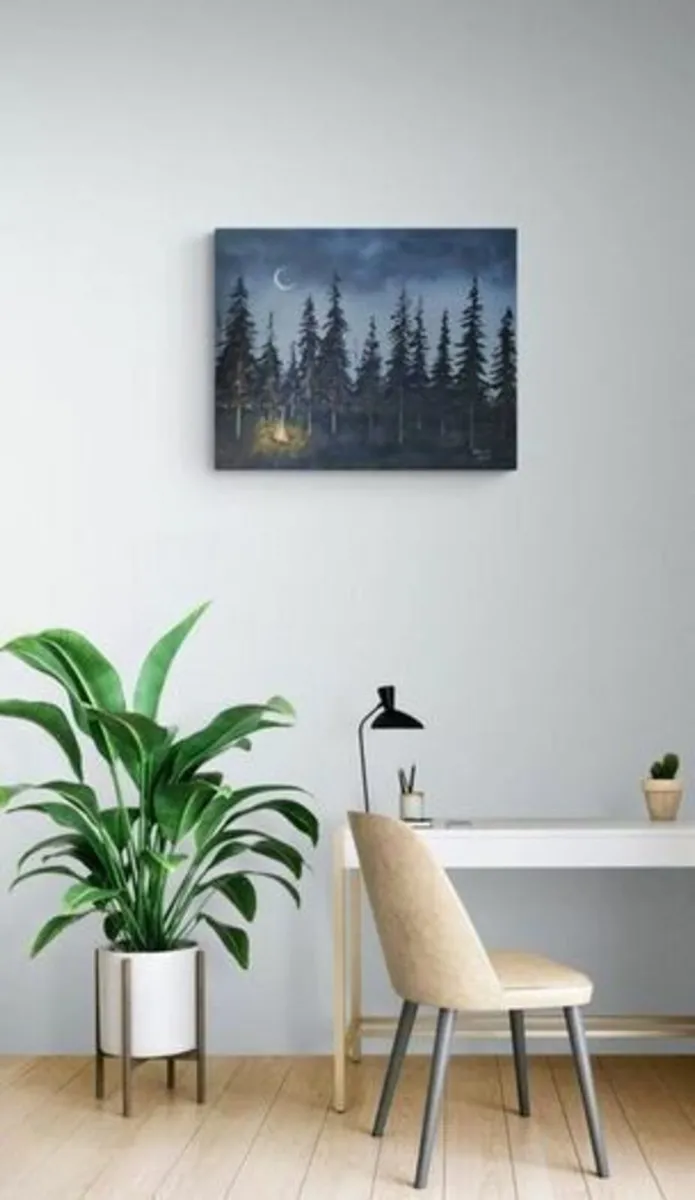 Hand paint picture, acrylic painting by Strzala - Image 3