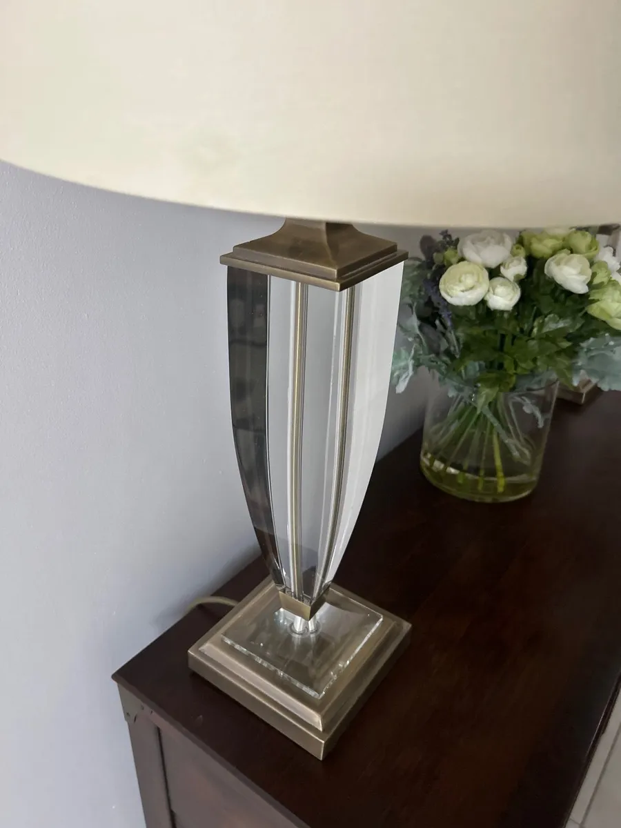 Laura Ashley Carson Lamps and Shade x 2 - Image 2
