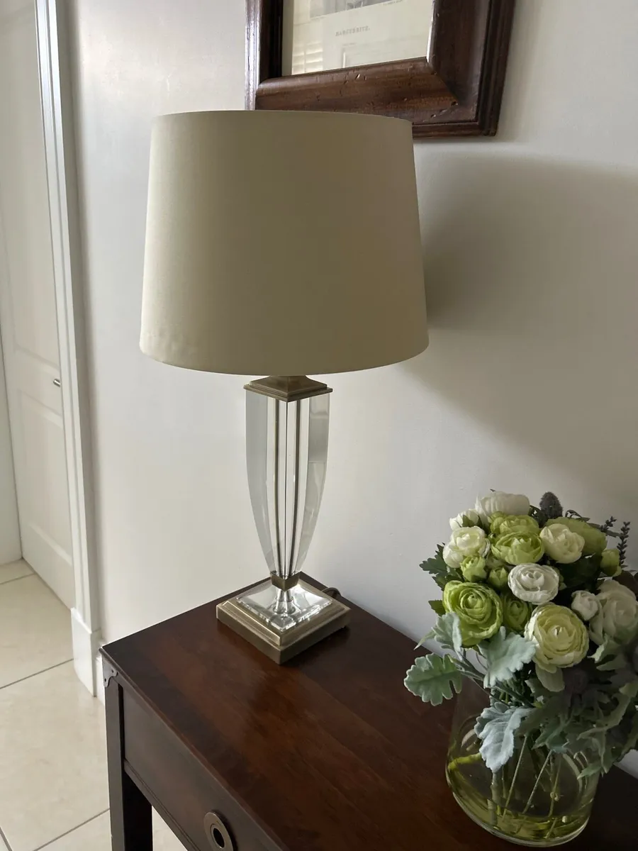 Laura Ashley Carson Lamps and Shade x 2 - Image 3