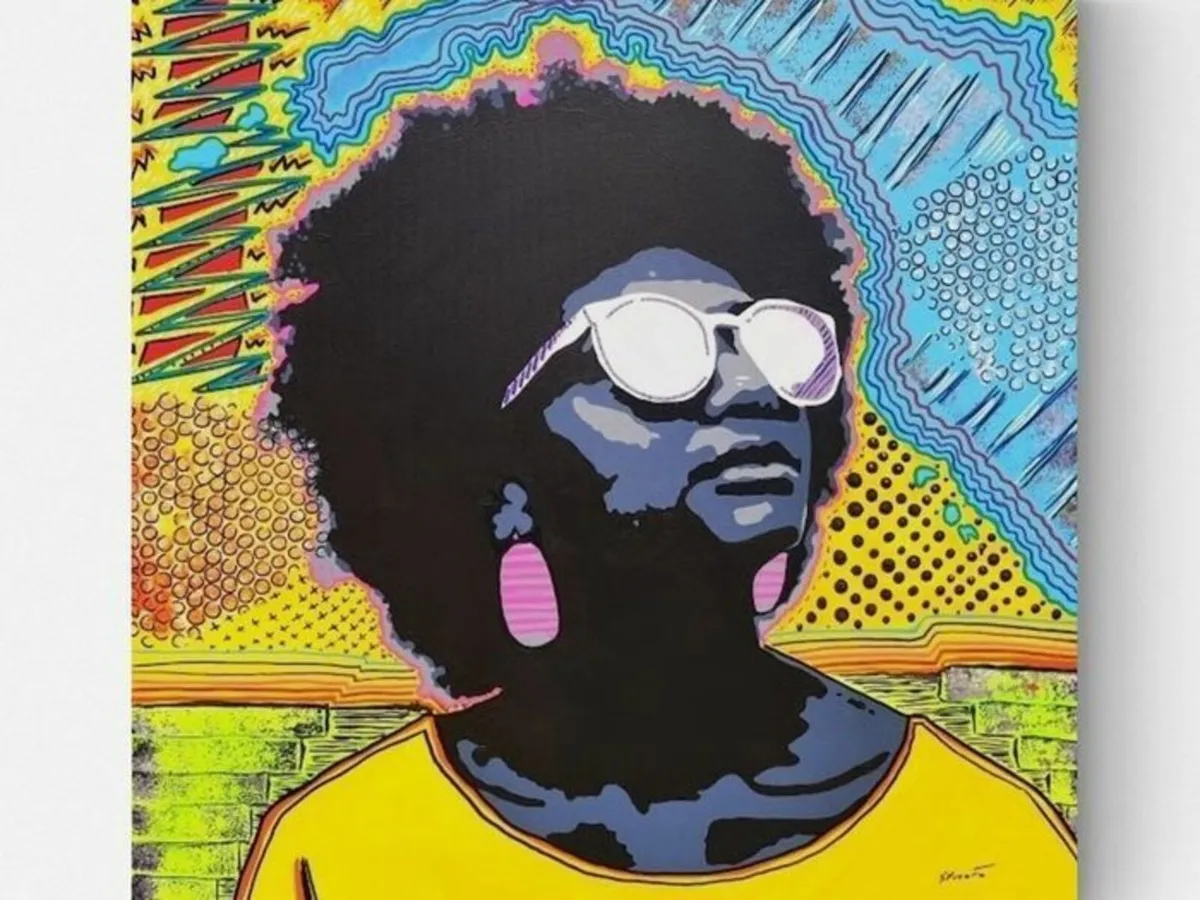 Original hand paint picture, painting by Strzala - Image 2