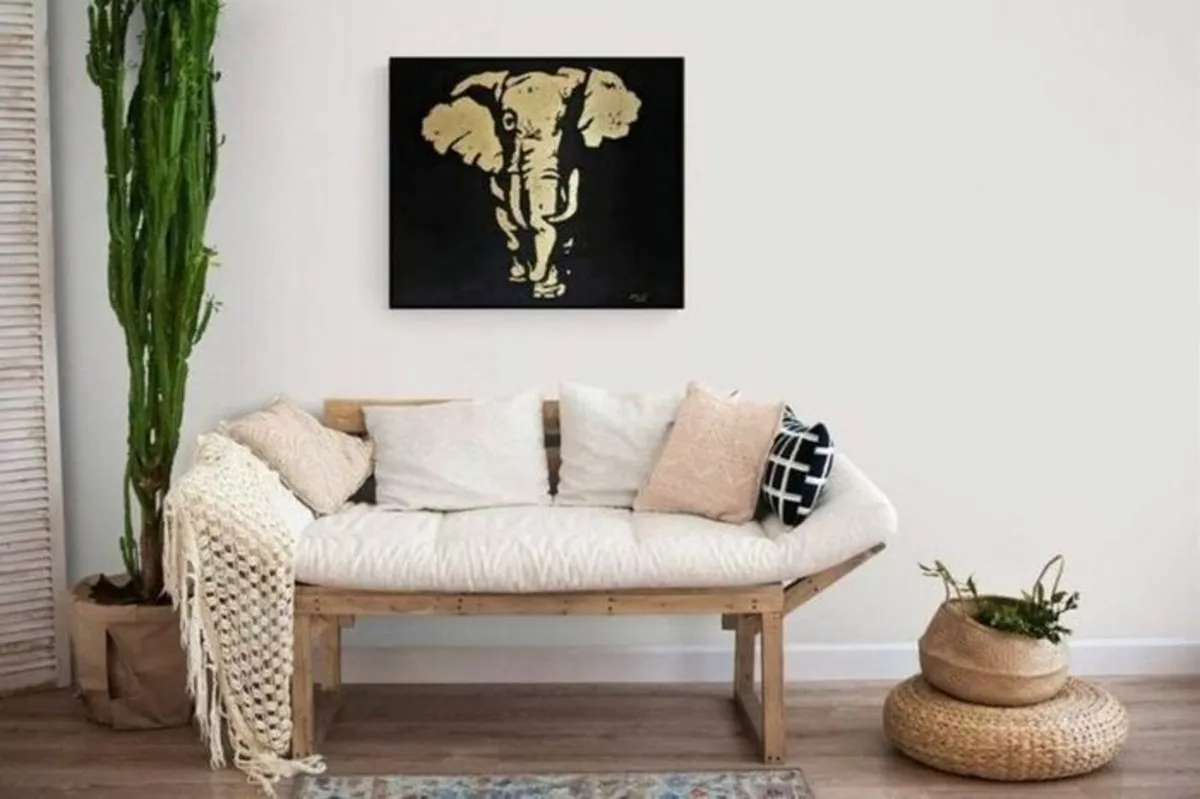 Original hand paint picture, acrylic painting - Image 3