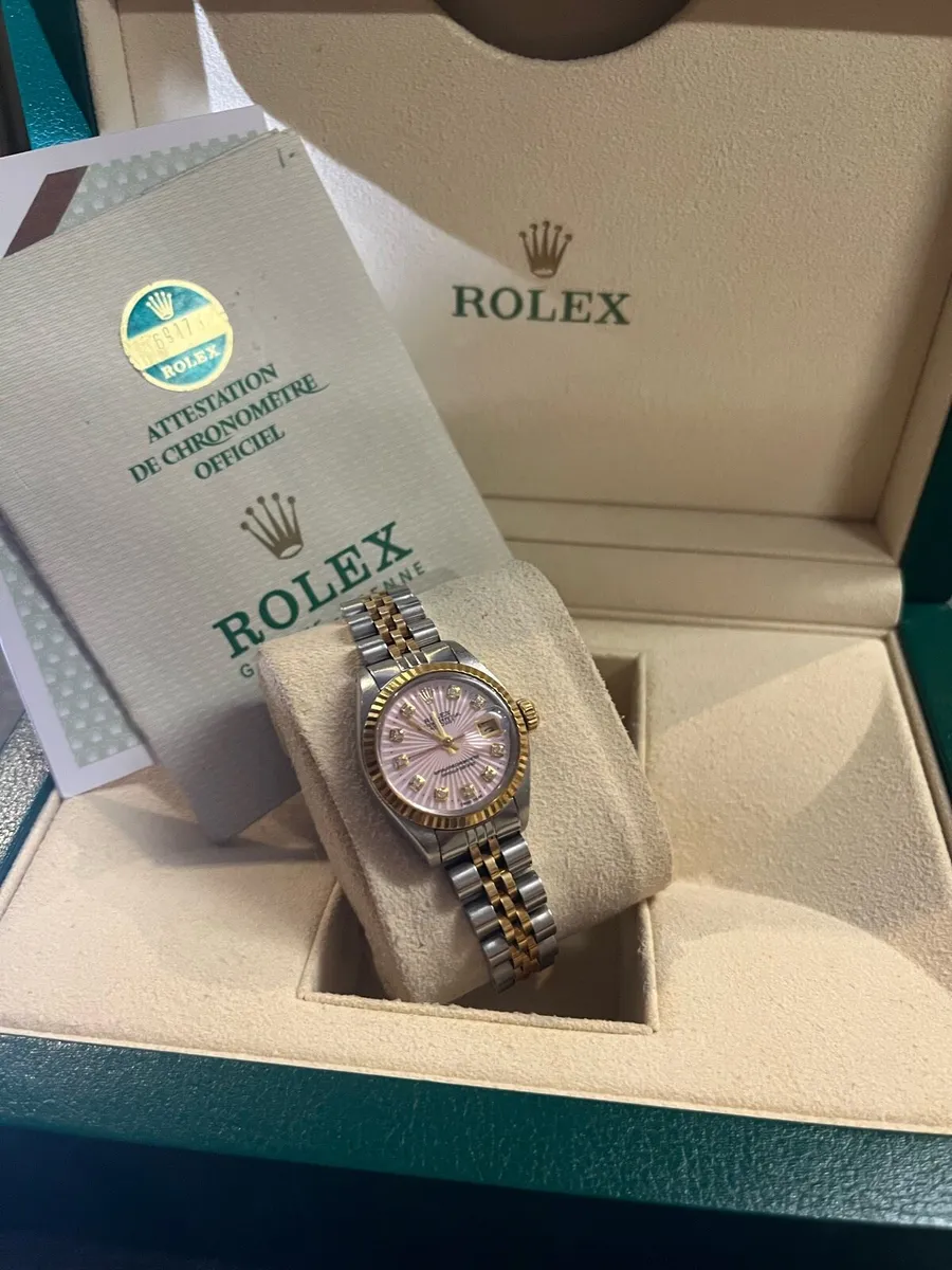 Rolex Pink Dial Original Papers - Image 1