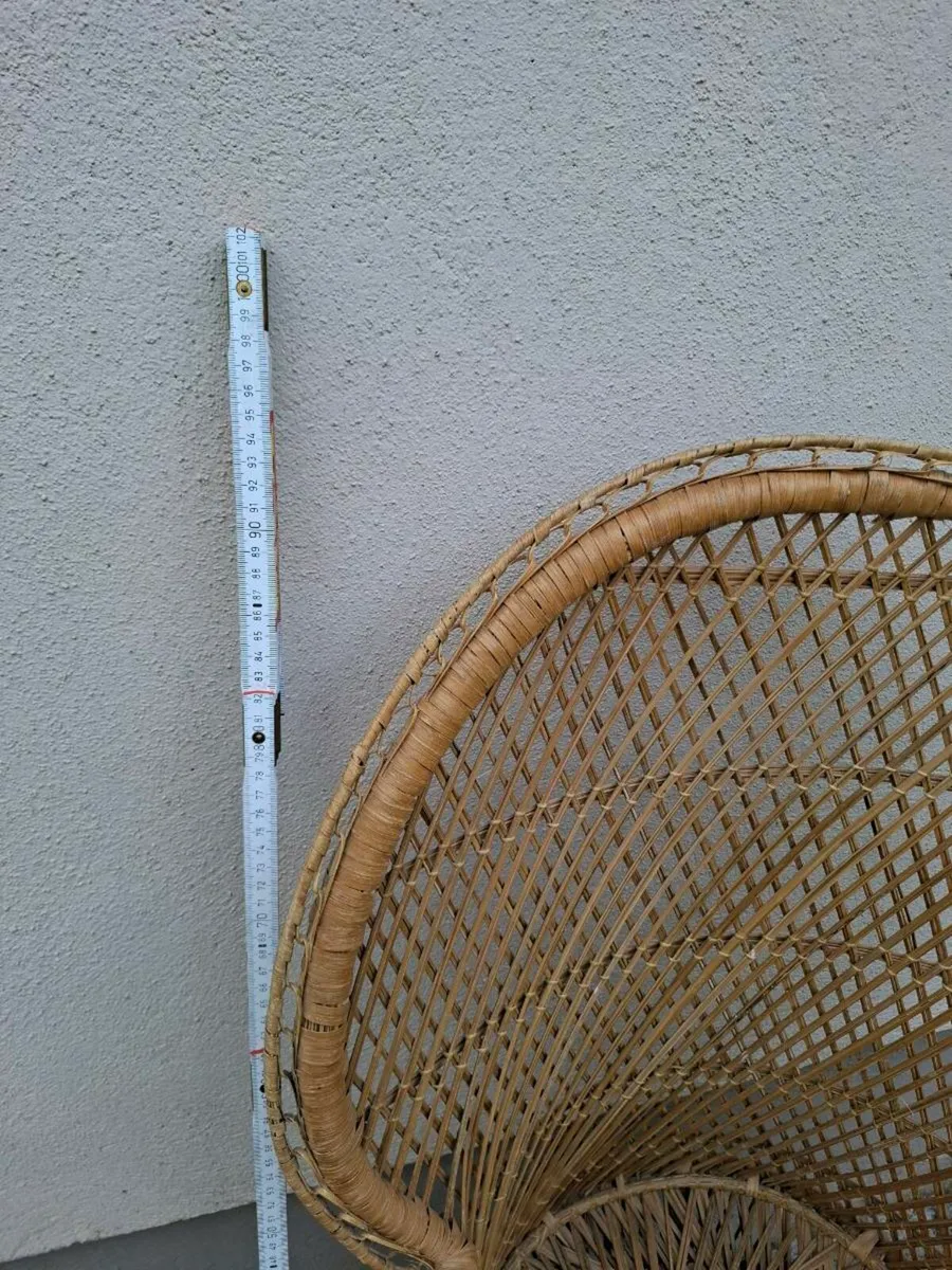 Tall kids rattan chair - Image 2