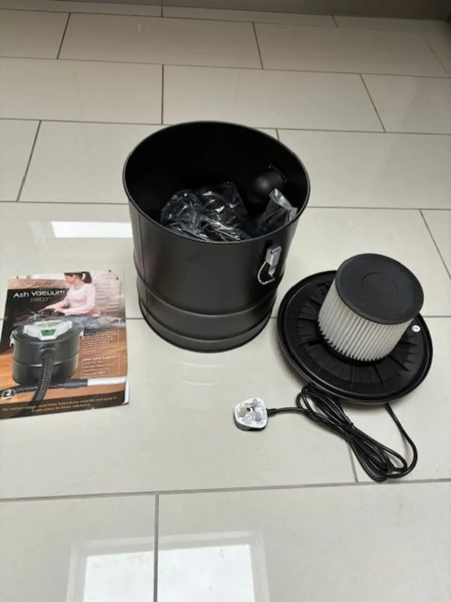 NEW Ash vacuum cleaner for fires, stoves, BBQ etc - Image 2