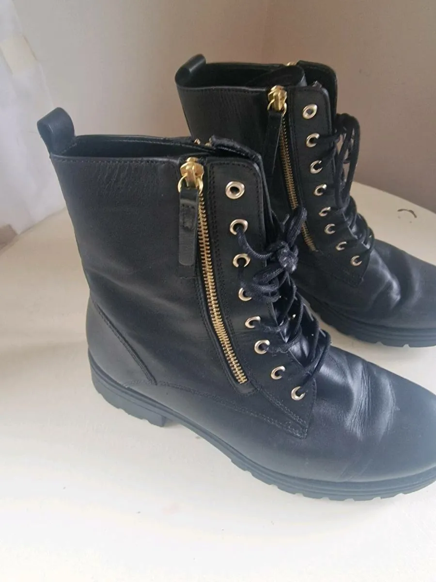 New Gabor black boots sz 8 - Image 2