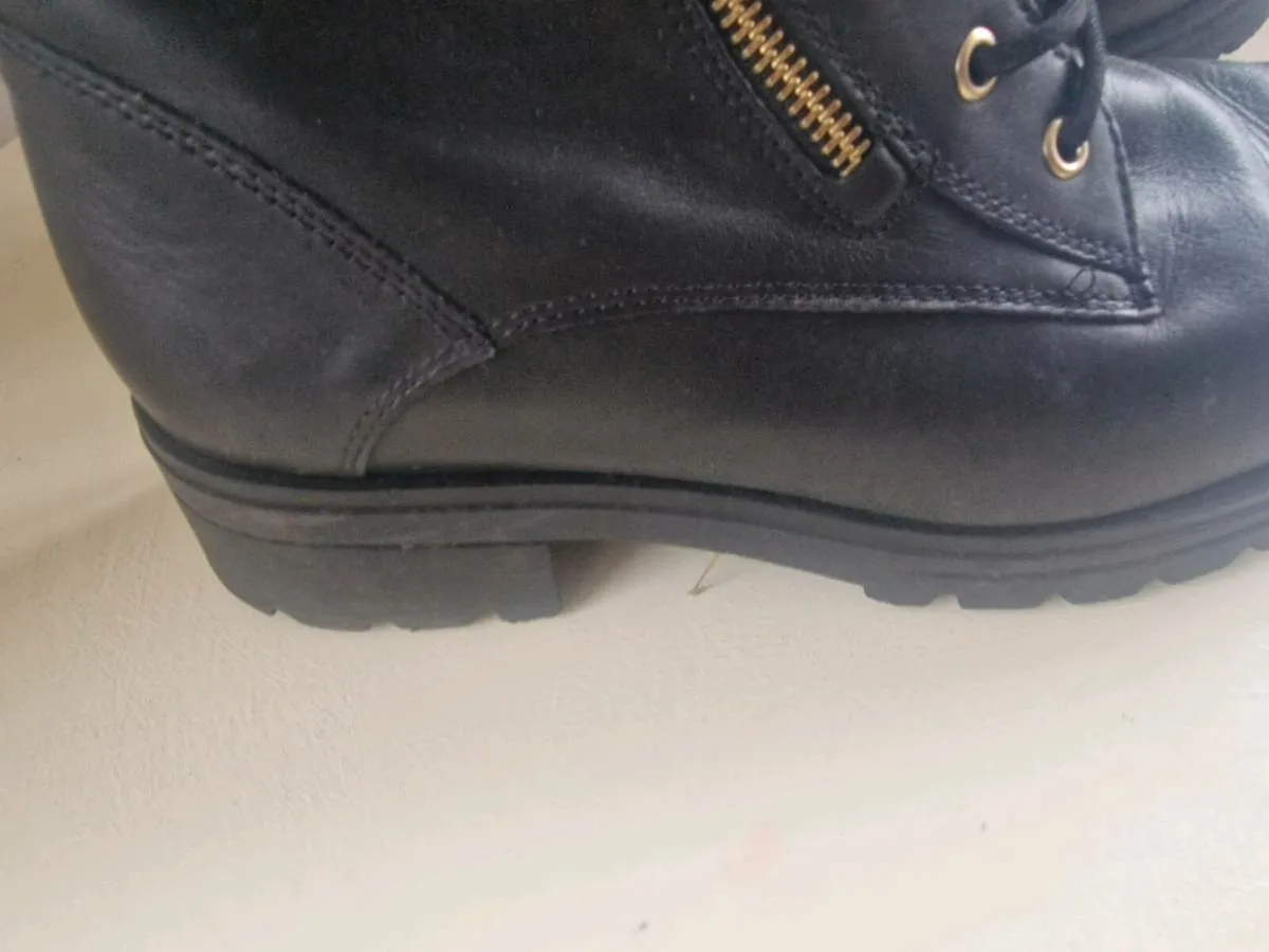 New Gabor black boots sz 8 - Image 3