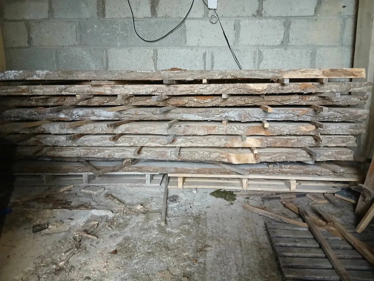 Timber planks live edge x9 - Image 1