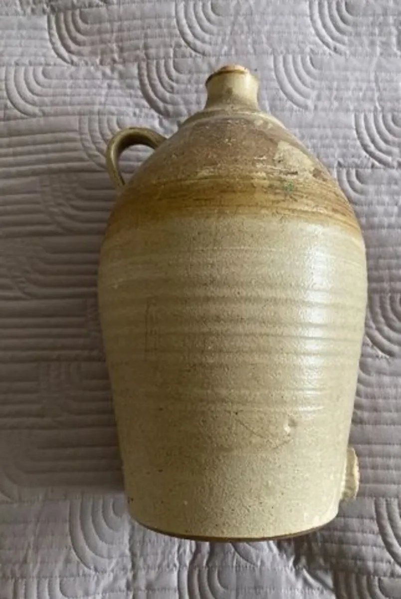 Large Vintage Stoneware Flagoon - Image 1