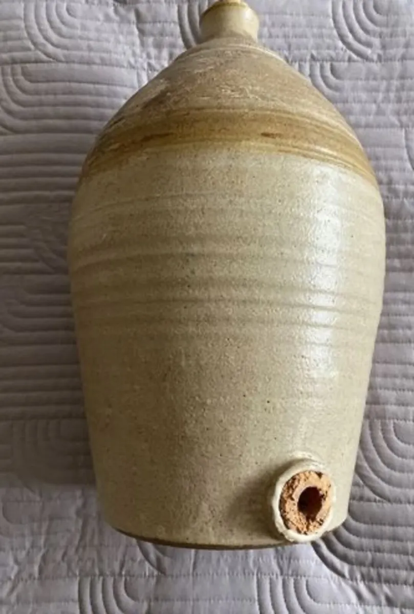 Large Vintage Stoneware Flagoon - Image 2