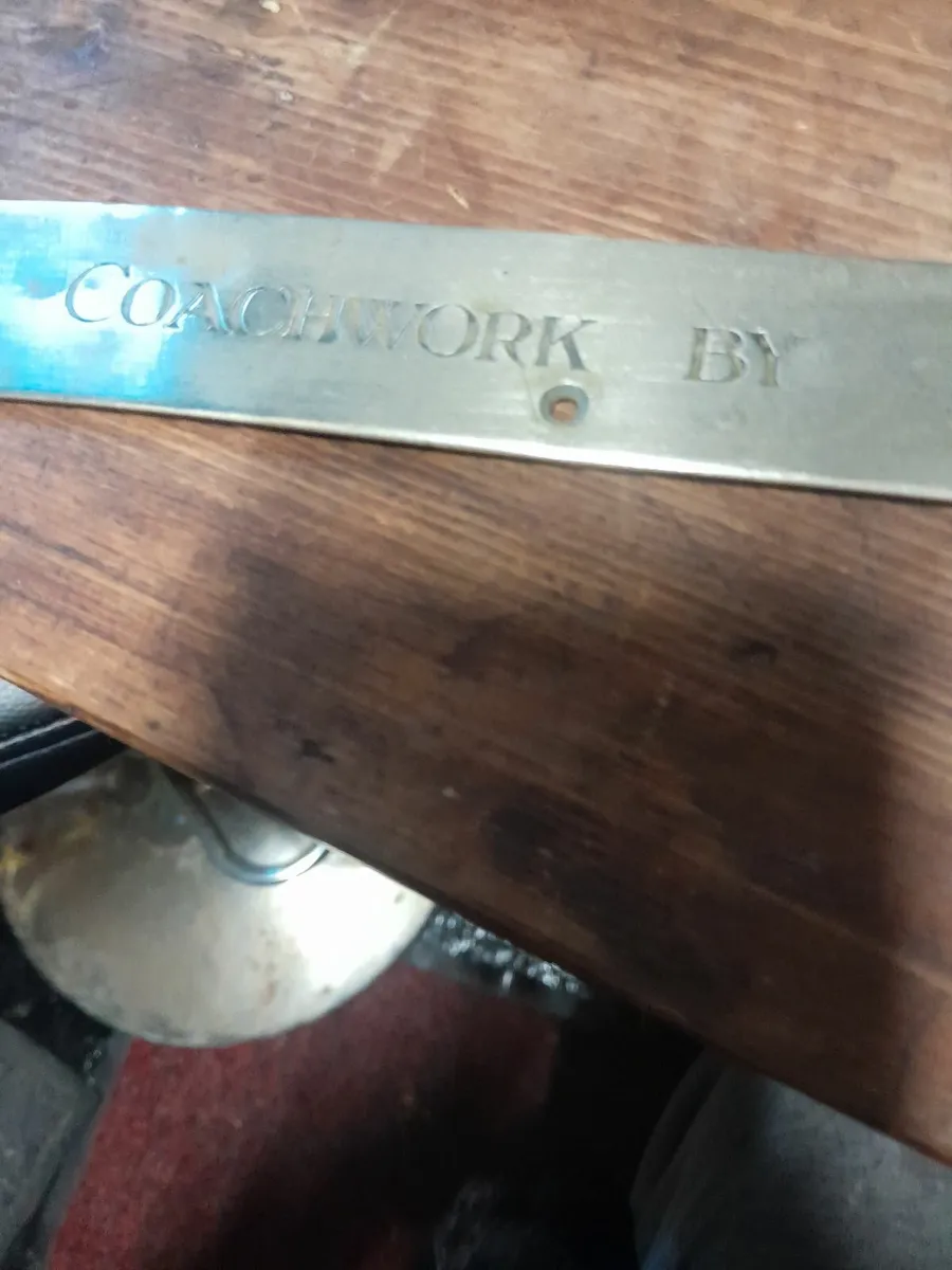 Vintage humber l t d coventry name plate - Image 3