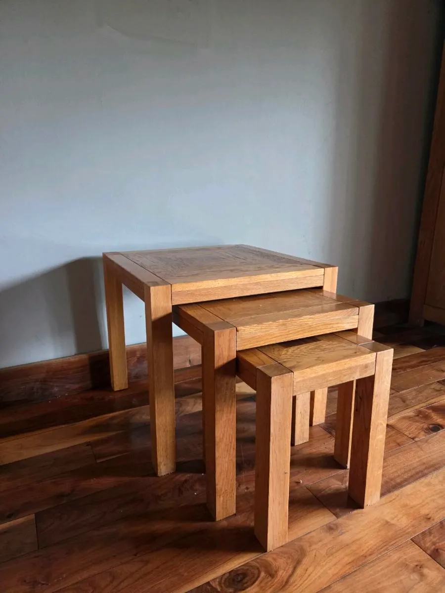 Oak living room furniture - Image 1