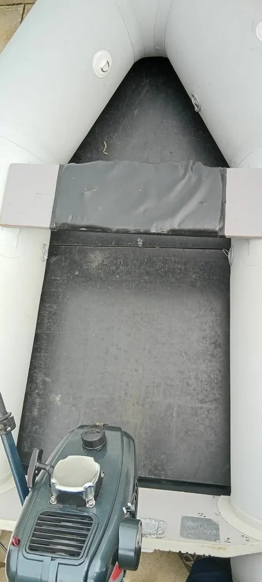 pontoon with motor - Image 3