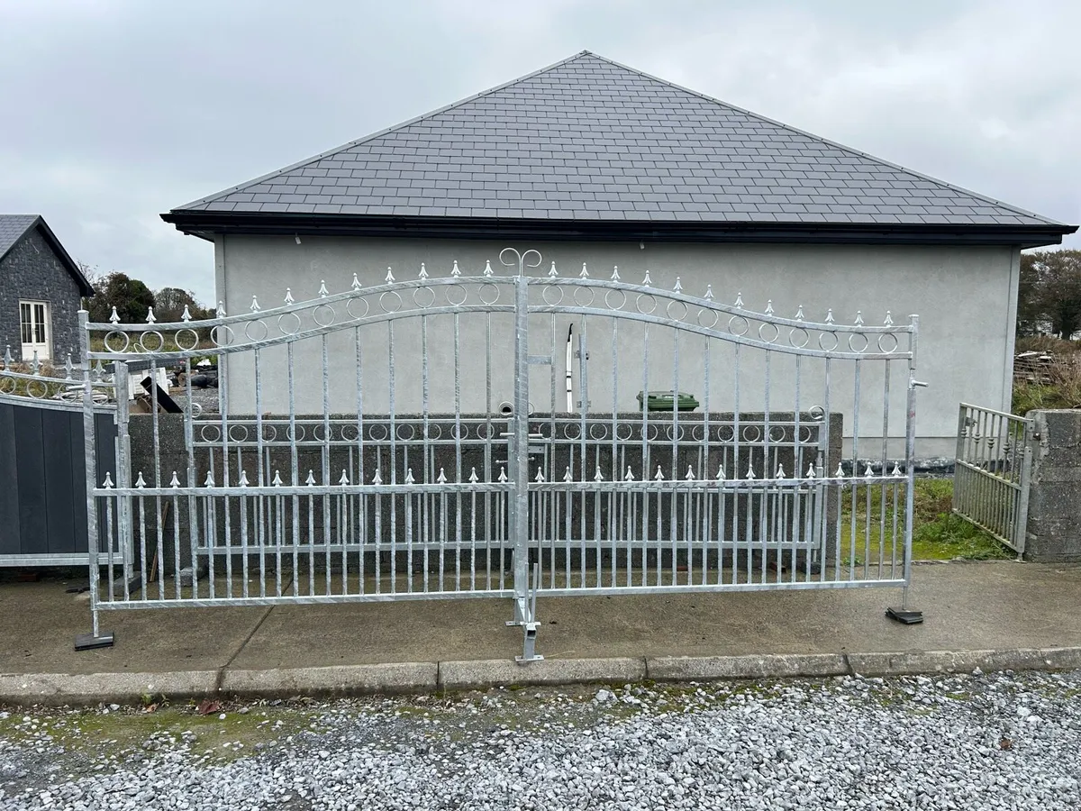 12ft galvanized gates on sale ✅
