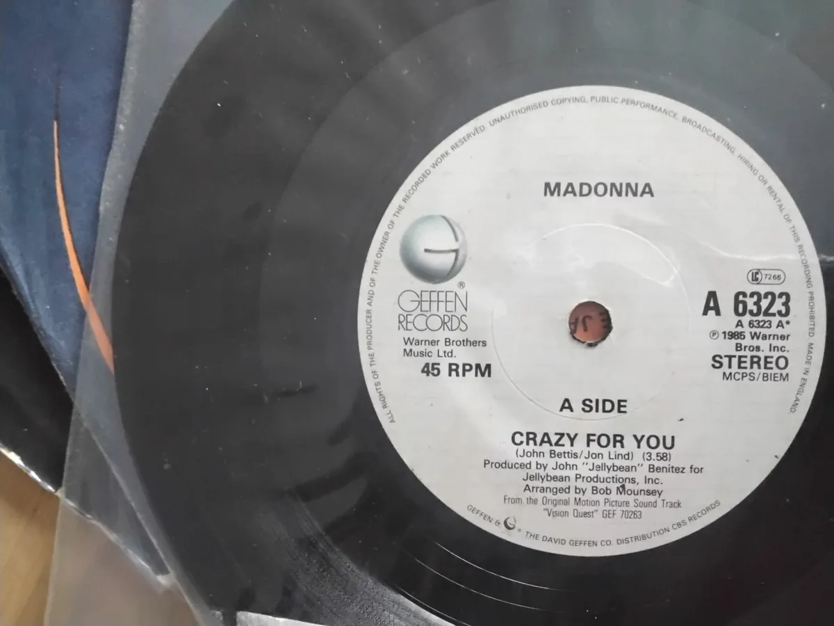 Madonna  & sammy Hagar.    Vinyl - Image 1