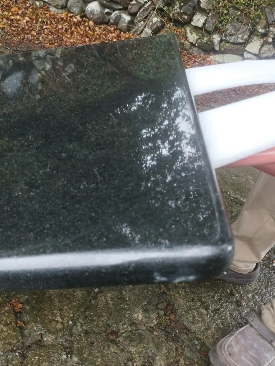 Polished granite stove hearth - Image 3