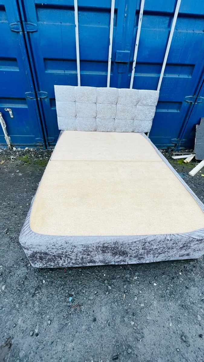 Double bed and mattress - Image 2
