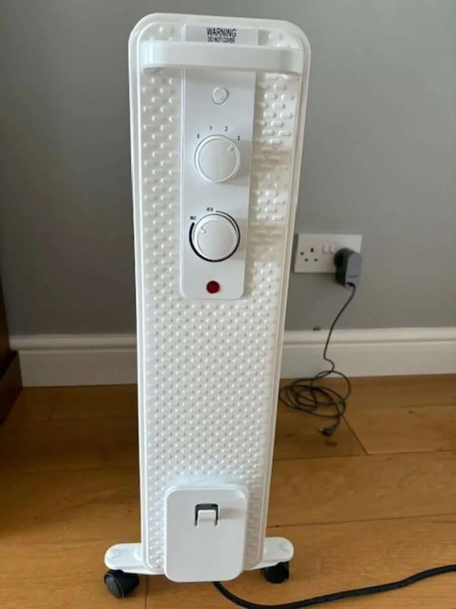 2400W Electric Oil Filled Radiator with timer - Image 2