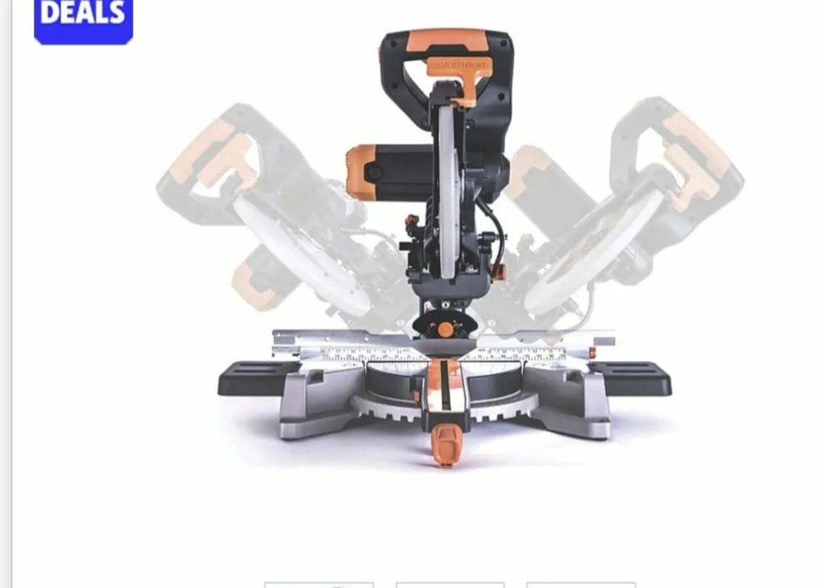 Evolution sliding mitre saw double bevel - Image 2