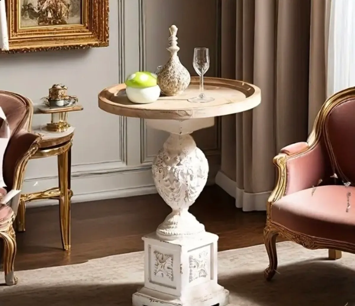 Vintage design heavy wood coffee table free post - Image 1