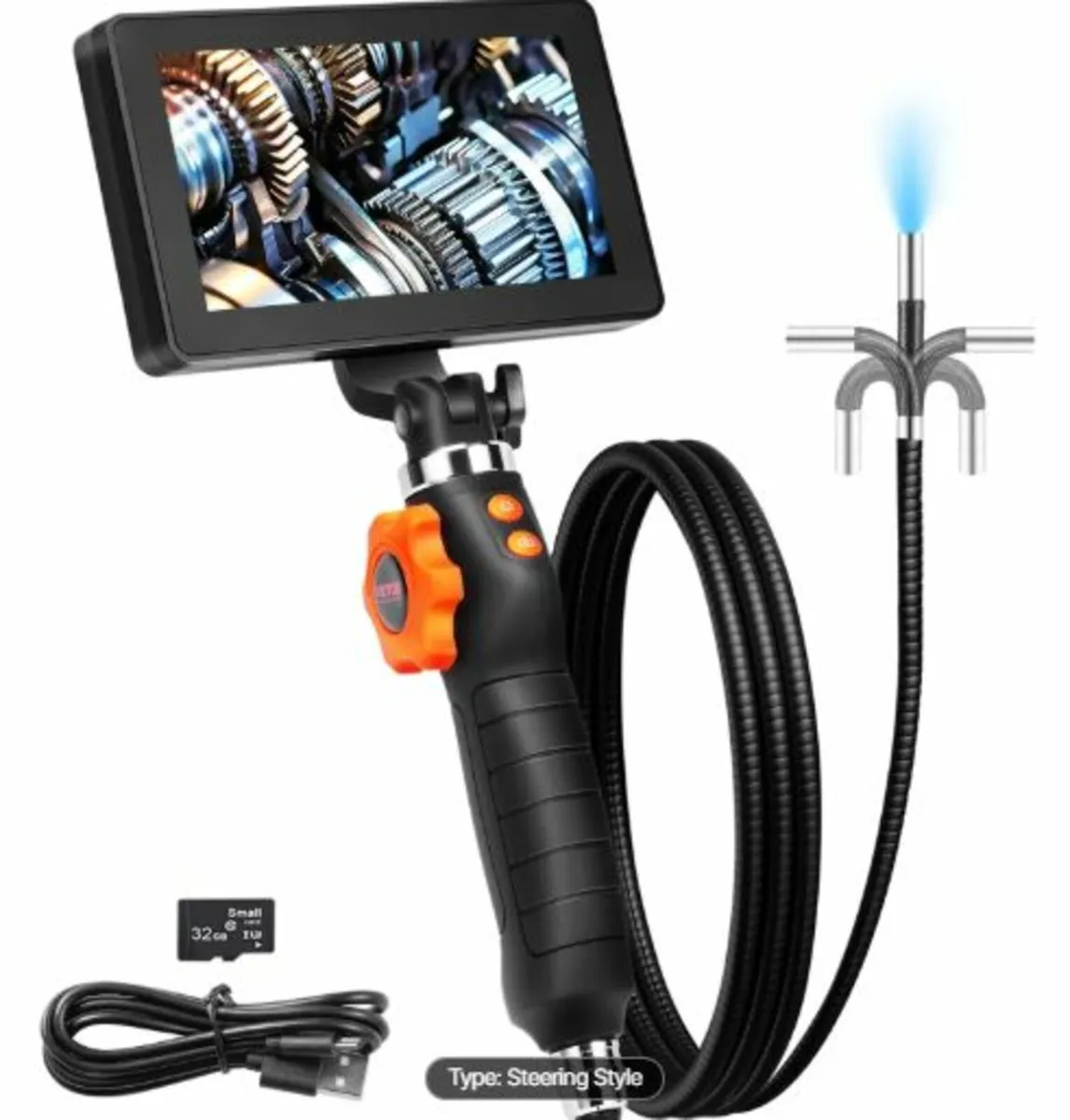 Articulating Borescope Camera with Light, Two-Way - Image 1