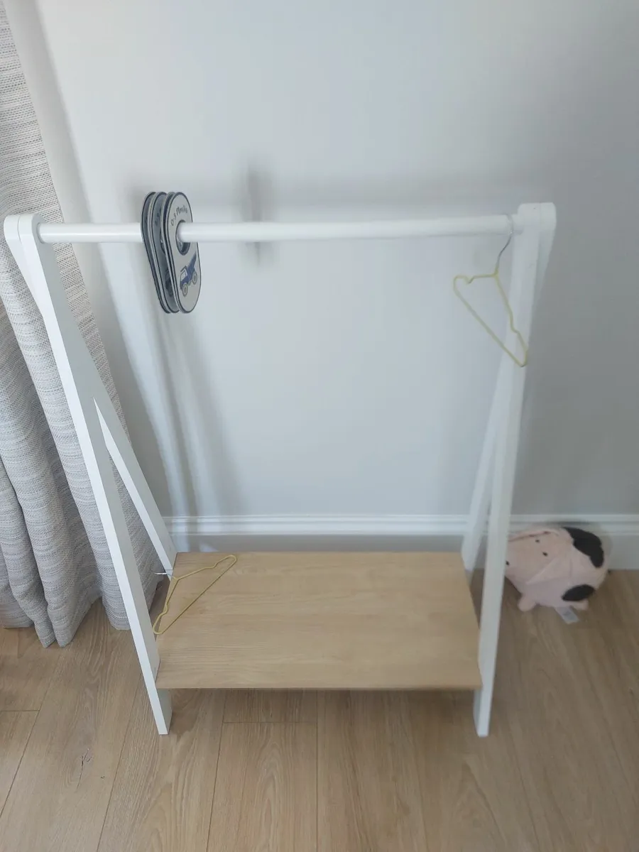 Childrens clothes rail
